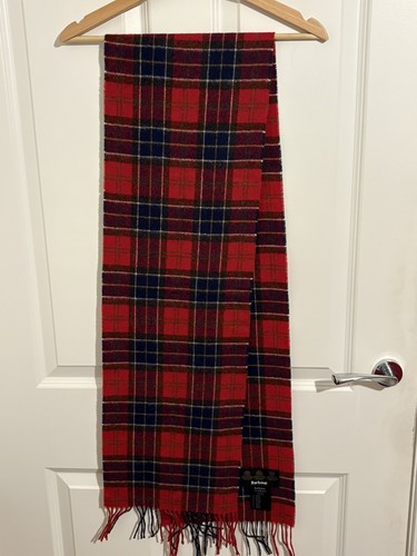 Barbour 100 wool scarf in - barbour, 100%