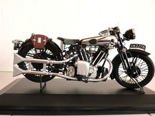 MINICHAMPS BROUGH SUPERIOR SS100 T.E.LAWRENCE 1:12.BOXED.MINT. and DISPLAY CASE,