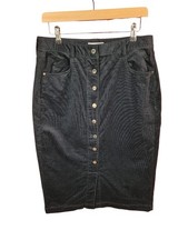 M&S Per Una Black Corduroy