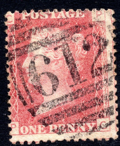 Penny red sg43 - qv, 1d