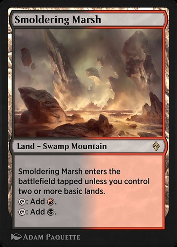 Dual lands list - lands, set