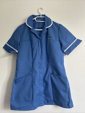 Alexandra Blue Nursing Scrub Tunic Top Size 38