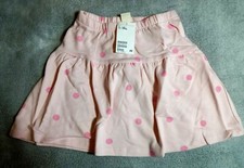 New H&M Spotted Skirt Light