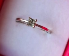 white gold diamond engagement