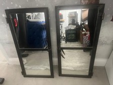 Iron Window-style Mirrors