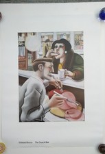 Edward Burra- The Snack Bar- 2000 Tate Gallery, high quality Poster