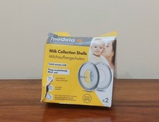 Medela Pack of 2 Silicone Breast Milk Collection Shells SEALED DAMAGED BOX