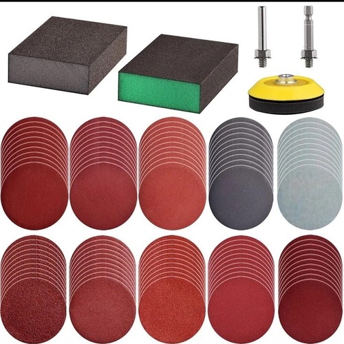 Tshya 100pcs 3inch - , sanding