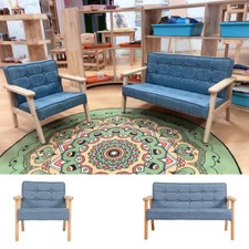 Kids Children Armchair Linen