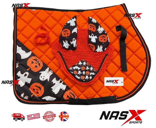 Halloween horse saddle pad - saddle,