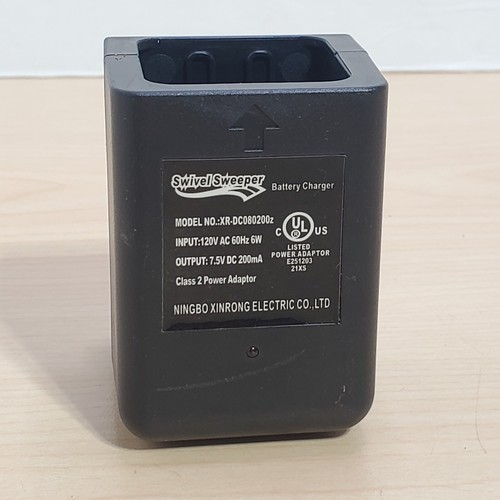 Swivel sweeper battery - sweeper, charger