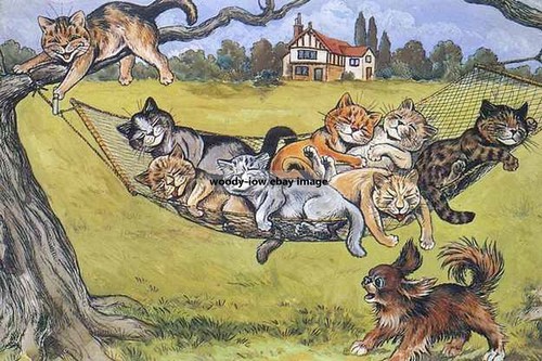 Rp10216 louis wain cats - rp10216,