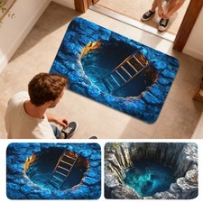 Optical Illusion Rug, 3D