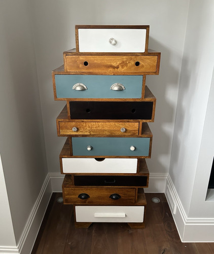 Wood freestanding chest - wood,