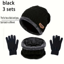 Unisex Hat Scarf Snood Set