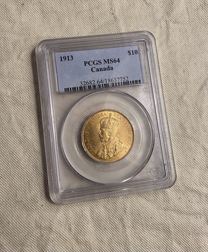 Canada gold 1913 - gold, pcgs