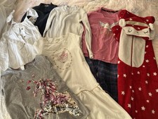 Bundle Of Girl’s Clothing Dress, Pyjamas, Monsoon Vertbaudet Zara M&S 8-9-10