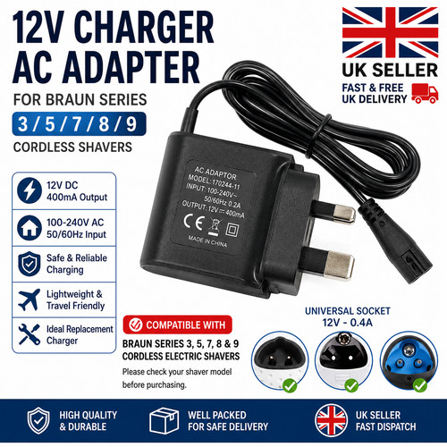 12v charger adapter - 12v,