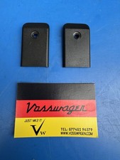 GENUINE VW GOLF MK1 CABRIOLET SCIROCCO MK2 REAR SEAT BASE COVER CAP TRIM x2