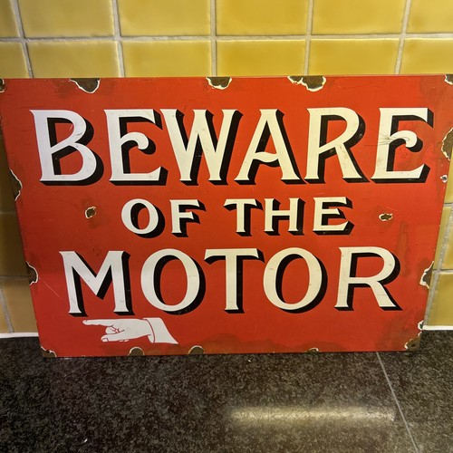 Beware the motor enamel - beware,