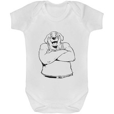 'Golden Retriever Furry' Baby Grows / Bodysuits (GR053967)