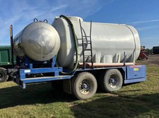 PHILIP WATKINS 13,000 Litre Tandem Axle Water Bowser/Mixer Trailer, Year 2016