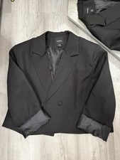 Black Cropped Blazer