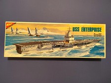 Nichimo uss enterprise cvn65 plastic model ship