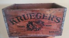 KRUEGER'S NEWARK- NJ-USA-1927 HIGH GRADE BEER CRATE-337