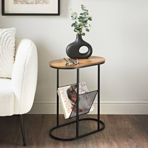 Magazine rack side table stand - magazine,