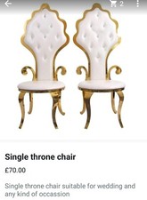 Wedding Throne chairs for Hire!!!