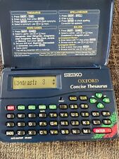 Seiko ER2000  Oxford Concise Thesaurus/ Calculator/ Spellcheck/ Solver Working
