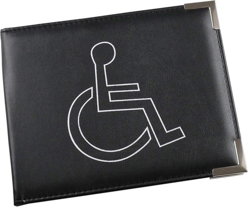 Blue disabled badge wallet for - badge,