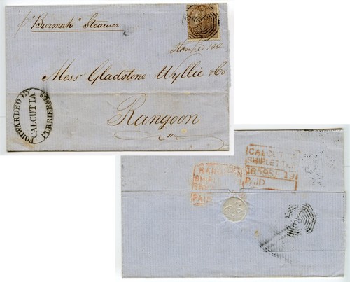India 1859 purrier - india, 1859.9.1
