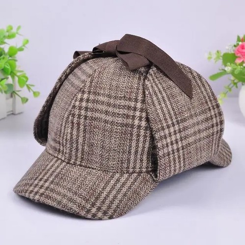Mens deerstalker sherlock - deerstalker,