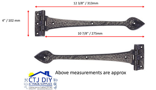 Pair black antique arrow - 1,