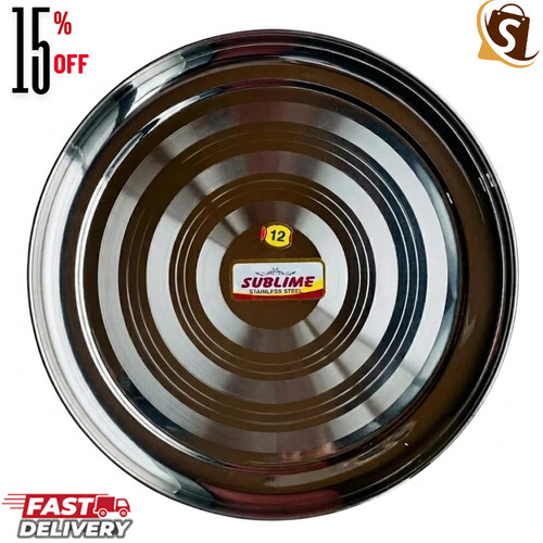 Stainless steel indian - steel, thali