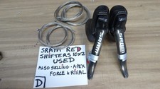 SRAM RED PAIR OF SHIFTERS  10 x 2 Speed   + USED      (D)