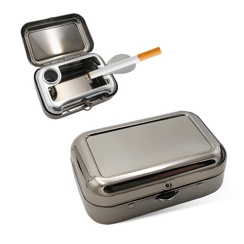 Portable ashtrays stainless - portable,