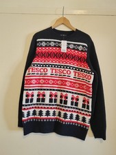 F&F Tesco Navy Blue & Red Xmas