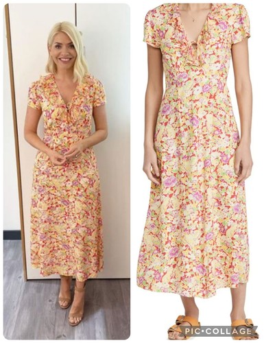 Rixo jenna floral viscose - jenna,