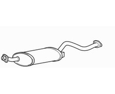 Centre Exhaust Middle Silencer