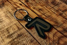 R Leather Keyring Keychain for