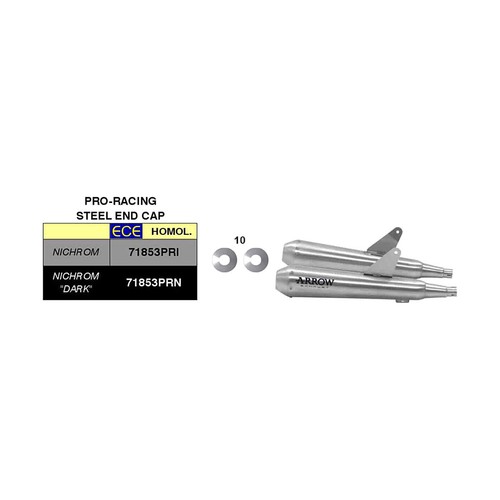 Arrow slip pro - slip-on, pro-racing