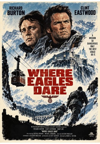 Where eagles dare movie - eagles, poster