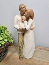 Willow Tree  Our Gift  Mother Father Baby Figurine 9" Demdaco 2006 Susan Lordi