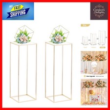 Elegant 80cm Gold Vases for