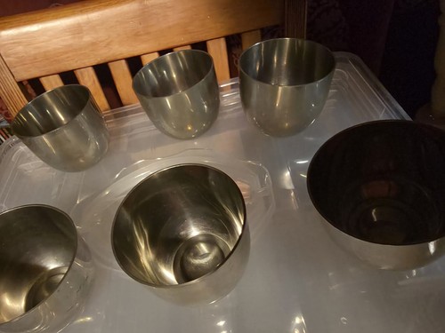 Vintage set pewter - of,