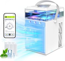 Portable Air Conditioner, 4-IN-1 Evaporative Air Cooler with App Control, 800ml