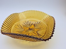 Beautiful Art Deco Amber Glass